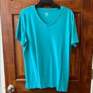 Kim Rogers Blue Short Sleeve Tee